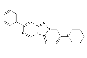 Image of 2-(2-keto-2-piperidino-ethyl)-7-phenyl-[1,2,4]triazolo[3,4-f]pyrimidin-3-one