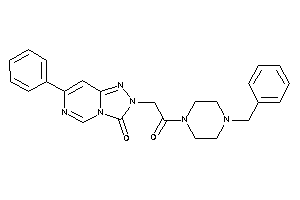 2-[2-(4-benzylpiperazino)-2-keto-ethyl]-7-phenyl-[1,2,4]triazolo[3,4-f]pyrimidin-3-one