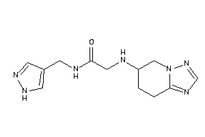 N-(1H-pyrazol-4-ylmethyl)-2-(5,6,7,8-tetrahydro-[1,2,4]triazolo[1,5-a]pyridin-6-ylamino)acetamide