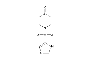 Image of 4-(1H-imidazol-5-ylsulfonyl)-1,4-thiazinane 1-oxide