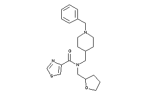 Image of N-[(1-benzyl-4-piperidyl)methyl]-N-(tetrahydrofurfuryl)thiazole-4-carboxamide