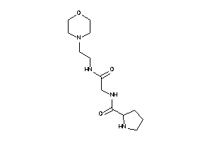 N-[2-keto-2-(2-morpholinoethylamino)ethyl]pyrrolidine-2-carboxamide