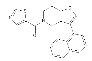 [3-(1-naphthyl)-6,7-dihydro-4H-isoxazolo[4,5-c]pyridin-5-yl]-thiazol-5-yl-methanone