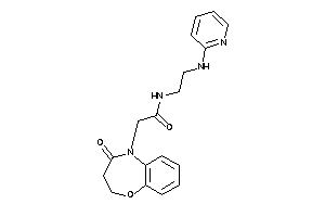 Image of 2-(4-keto-2,3-dihydro-1,5-benzoxazepin-5-yl)-N-[2-(2-pyridylamino)ethyl]acetamide