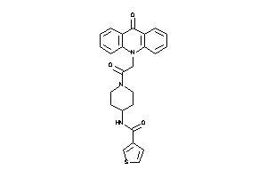 Image of N-[1-[2-(9-ketoacridin-10-yl)acetyl]-4-piperidyl]thiophene-3-carboxamide