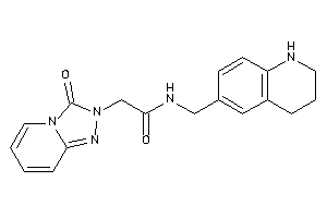 Image of 2-(3-keto-[1,2,4]triazolo[4,3-a]pyridin-2-yl)-N-(1,2,3,4-tetrahydroquinolin-6-ylmethyl)acetamide