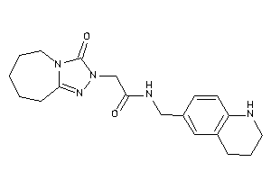 2-(3-keto-6,7,8,9-tetrahydro-5H-[1,2,4]triazolo[4,3-a]azepin-2-yl)-N-(1,2,3,4-tetrahydroquinolin-6-ylmethyl)acetamide