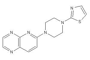 Image of 2-(4-pyrido[2,3-b]pyrazin-6-ylpiperazino)thiazole
