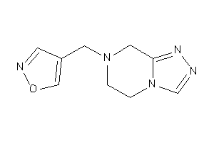 4-(6,8-dihydro-5H-[1,2,4]triazolo[4,3-a]pyrazin-7-ylmethyl)isoxazole