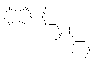 Image of Thieno[2,3-d]thiazole-5-carboxylic Acid [2-(cyclohexylamino)-2-keto-ethyl] Ester