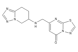 7-[(5,6,7,8-tetrahydro-[1,2,4]triazolo[1,5-a]pyridin-6-ylamino)methyl]-[1,3,4]thiadiazolo[3,2-a]pyrimidin-5-one