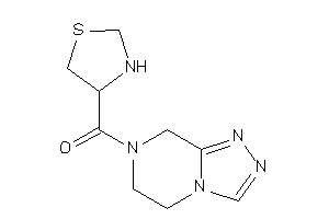 6,8-dihydro-5H-[1,2,4]triazolo[4,3-a]pyrazin-7-yl(thiazolidin-4-yl)methanone
