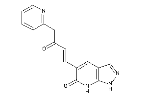 5-[3-keto-4-(2-pyridyl)but-1-enyl]-1,7-dihydropyrazolo[3,4-b]pyridin-6-one