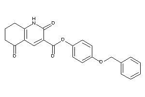 Image of 2,5-diketo-1,6,7,8-tetrahydroquinoline-3-carboxylic Acid (4-benzoxyphenyl) Ester