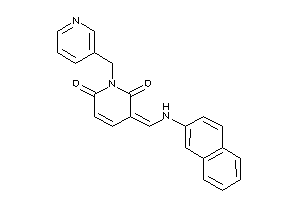 Image of 3-[(2-naphthylamino)methylene]-1-(3-pyridylmethyl)pyridine-2,6-quinone