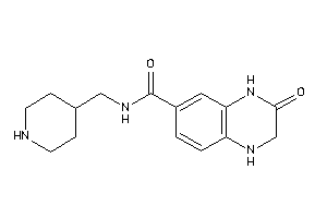 3-keto-N-(4-piperidylmethyl)-2,4-dihydro-1H-quinoxaline-6-carboxamide