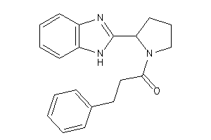1-[2-(1H-benzimidazol-2-yl)pyrrolidino]-3-phenyl-propan-1-one