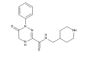 Image of 6-keto-1-phenyl-N-(4-piperidylmethyl)-4,5-dihydro-1,2,4-triazine-3-carboxamide