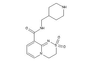 2,2-diketo-N-(4-piperidylmethyl)-3,4-dihydropyrido[2,1-c][1,2,4]thiadiazine-9-carboxamide