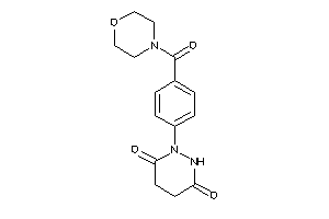 1-[4-(morpholine-4-carbonyl)phenyl]hexahydropyridazine-3,6-quinone