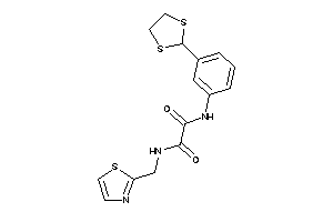 N'-[3-(1,3-dithiolan-2-yl)phenyl]-N-(thiazol-2-ylmethyl)oxamide