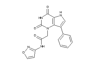 2-(2,4-diketo-7-phenyl-5H-pyrrolo[3,2-d]pyrimidin-1-yl)-N-isoxazol-3-yl-acetamide