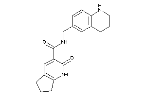 2-keto-N-(1,2,3,4-tetrahydroquinolin-6-ylmethyl)-1,5,6,7-tetrahydro-1-pyrindine-3-carboxamide