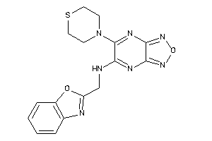 Image of 1,3-benzoxazol-2-ylmethyl-(6-thiomorpholinofurazano[3,4-b]pyrazin-5-yl)amine