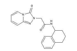 Image of 2-(3-keto-[1,2,4]triazolo[4,3-a]pyridin-2-yl)-N-tetralin-1-yl-acetamide