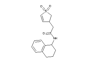 2-(1,1-diketo-2,3-dihydrothiophen-3-yl)-N-tetralin-1-yl-acetamide