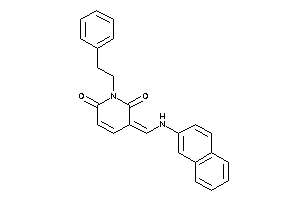 3-[(2-naphthylamino)methylene]-1-phenethyl-pyridine-2,6-quinone