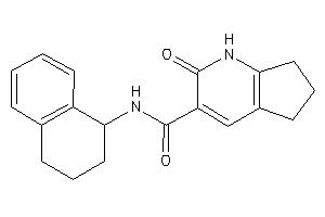 2-keto-N-tetralin-1-yl-1,5,6,7-tetrahydro-1-pyrindine-3-carboxamide