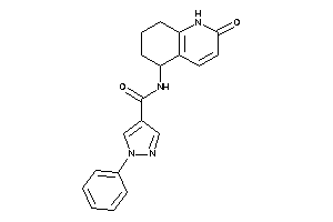 N-(2-keto-5,6,7,8-tetrahydro-1H-quinolin-5-yl)-1-phenyl-pyrazole-4-carboxamide