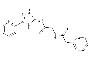 Image of N-[2-keto-2-[[3-(2-pyridyl)-1,4-dihydro-1,2,4-triazol-5-ylidene]amino]ethyl]-2-phenyl-acetamide