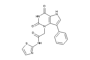 2-(2,4-diketo-7-phenyl-5H-pyrrolo[3,2-d]pyrimidin-1-yl)-N-thiazol-2-yl-acetamide
