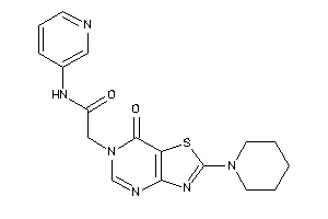 2-(7-keto-2-piperidino-thiazolo[4,5-d]pyrimidin-6-yl)-N-(3-pyridyl)acetamide