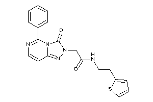 2-(3-keto-5-phenyl-[1,2,4]triazolo[3,4-f]pyrimidin-2-yl)-N-[2-(2-thienyl)ethyl]acetamide