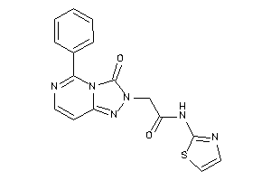 Image of 2-(3-keto-5-phenyl-[1,2,4]triazolo[3,4-f]pyrimidin-2-yl)-N-thiazol-2-yl-acetamide