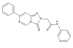 Image of 2-(3-keto-7-phenyl-[1,2,4]triazolo[3,4-f]pyrimidin-2-yl)-N-(3-pyridyl)acetamide