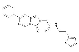 2-(3-keto-7-phenyl-[1,2,4]triazolo[3,4-f]pyrimidin-2-yl)-N-[2-(2-thienyl)ethyl]acetamide