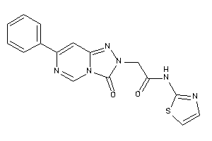 2-(3-keto-7-phenyl-[1,2,4]triazolo[3,4-f]pyrimidin-2-yl)-N-thiazol-2-yl-acetamide