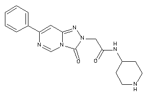 Image of 2-(3-keto-7-phenyl-[1,2,4]triazolo[3,4-f]pyrimidin-2-yl)-N-(4-piperidyl)acetamide