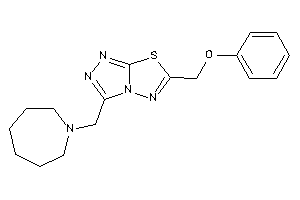 Image of 3-(azepan-1-ylmethyl)-6-(phenoxymethyl)-[1,2,4]triazolo[3,4-b][1,3,4]thiadiazole