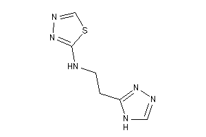 1,3,4-thiadiazol-2-yl-[2-(4H-1,2,4-triazol-3-yl)ethyl]amine