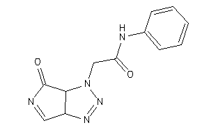 2-(6-keto-3a,6a-dihydropyrrolo[3,4-d]triazol-1-yl)-N-phenyl-acetamide