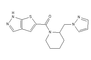 [2-(pyrazol-1-ylmethyl)piperidino]-(1H-thieno[2,3-c]pyrazol-5-yl)methanone