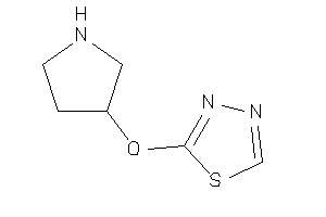 Image of 2-pyrrolidin-3-yloxy-1,3,4-thiadiazole