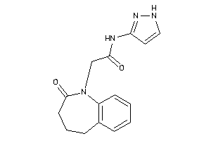 2-(2-keto-4,5-dihydro-3H-1-benzazepin-1-yl)-N-(1H-pyrazol-3-yl)acetamide