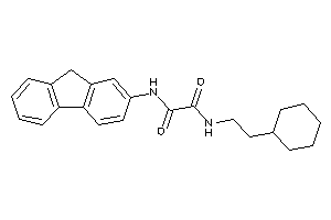 Image of N-(2-cyclohexylethyl)-N'-(9H-fluoren-2-yl)oxamide