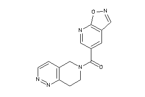 7,8-dihydro-5H-pyrido[4,3-c]pyridazin-6-yl(isoxazolo[5,4-b]pyridin-5-yl)methanone